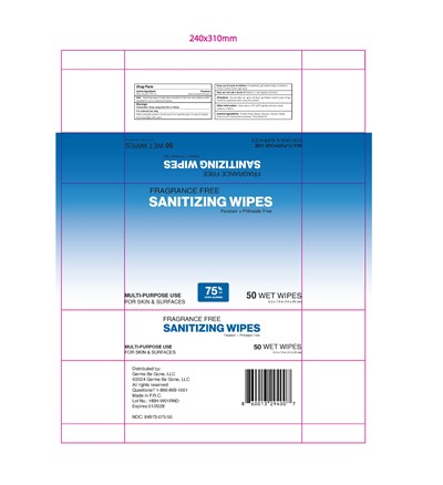 50-count Wipe Pack Ndc: 84973-0075-5 (Gbg 50 Count.bk (2) 01.21.2025)